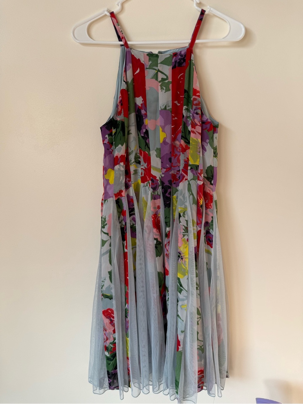 ASOS Multi-Color Floral Stripe Dress